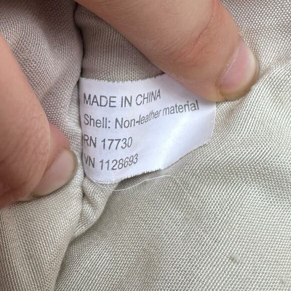 Maroon/Burgundy Faux Leather Handbag - Picture 4 of 4